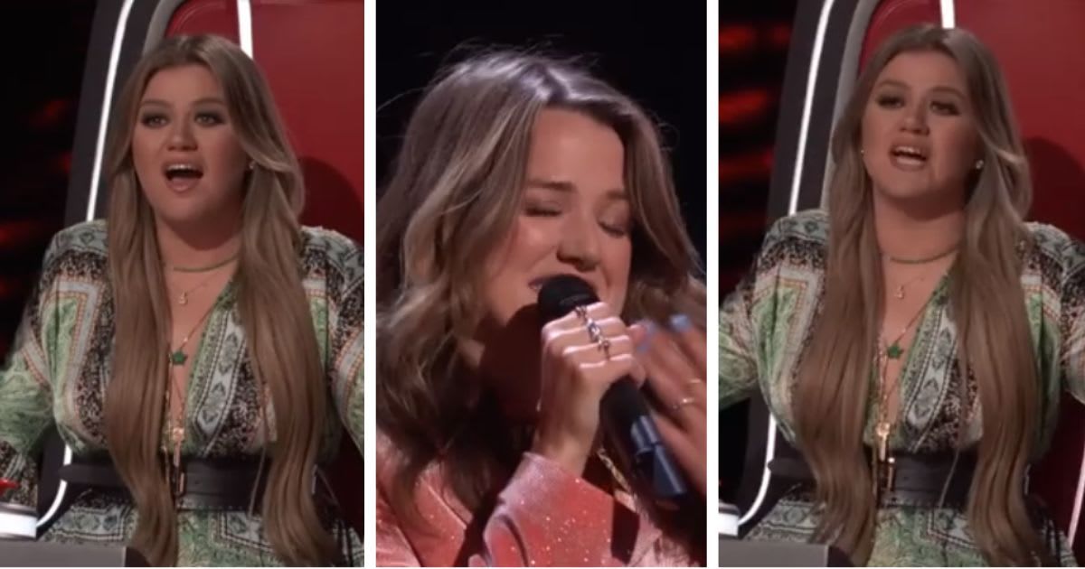 Kelly Clarkson makes a difficult choice on 'The Voice' — only to get emotional in the end
