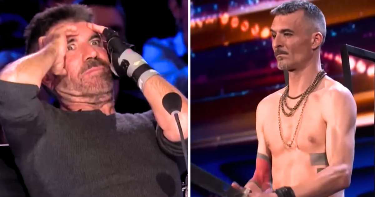 (L) Simon Cowell and (R) Testa in screenshots from 'America's Got Talent (Cover Image Source: YouTube | America's Got Talent)