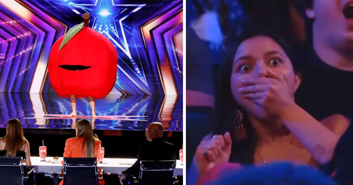 A giant apple stunned ‘AGT’ judges with bizarre act — then one moment sent crowd into hysterics
