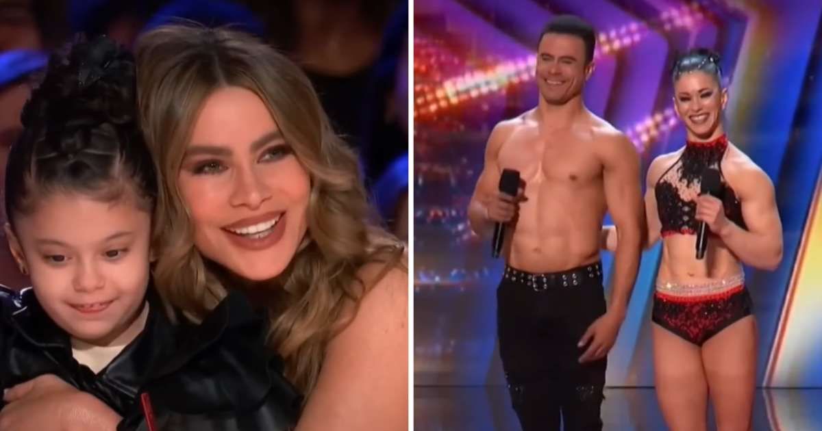 ‘AGT’ couple’s act wows judges but their daughter’s sweet moment with Sofía Vergara stole the show