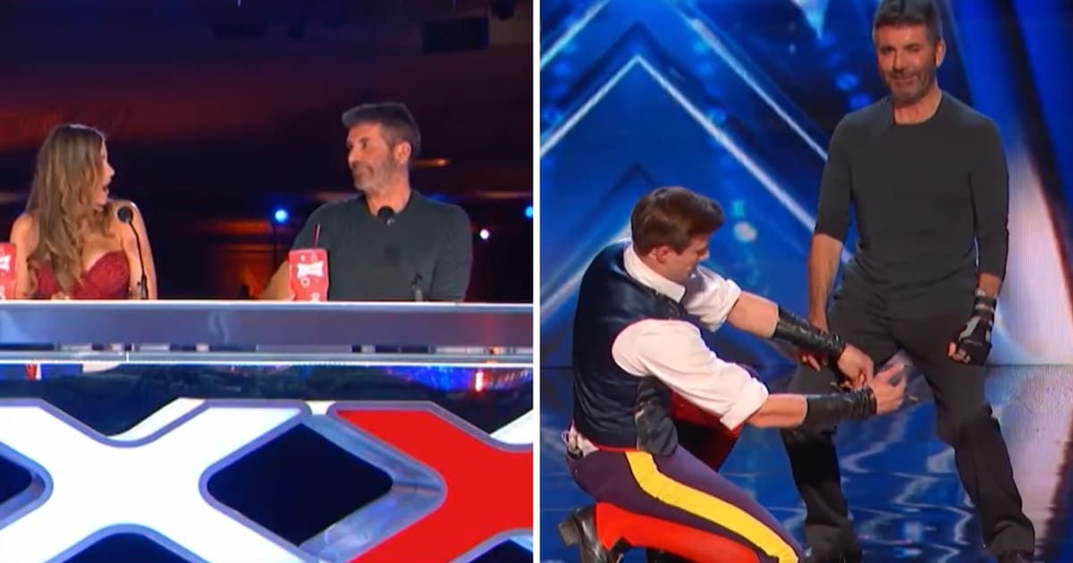 Simon Cowell said no to this whip act on 'AGT' — then got dragged into a stunt he’ll never forget
