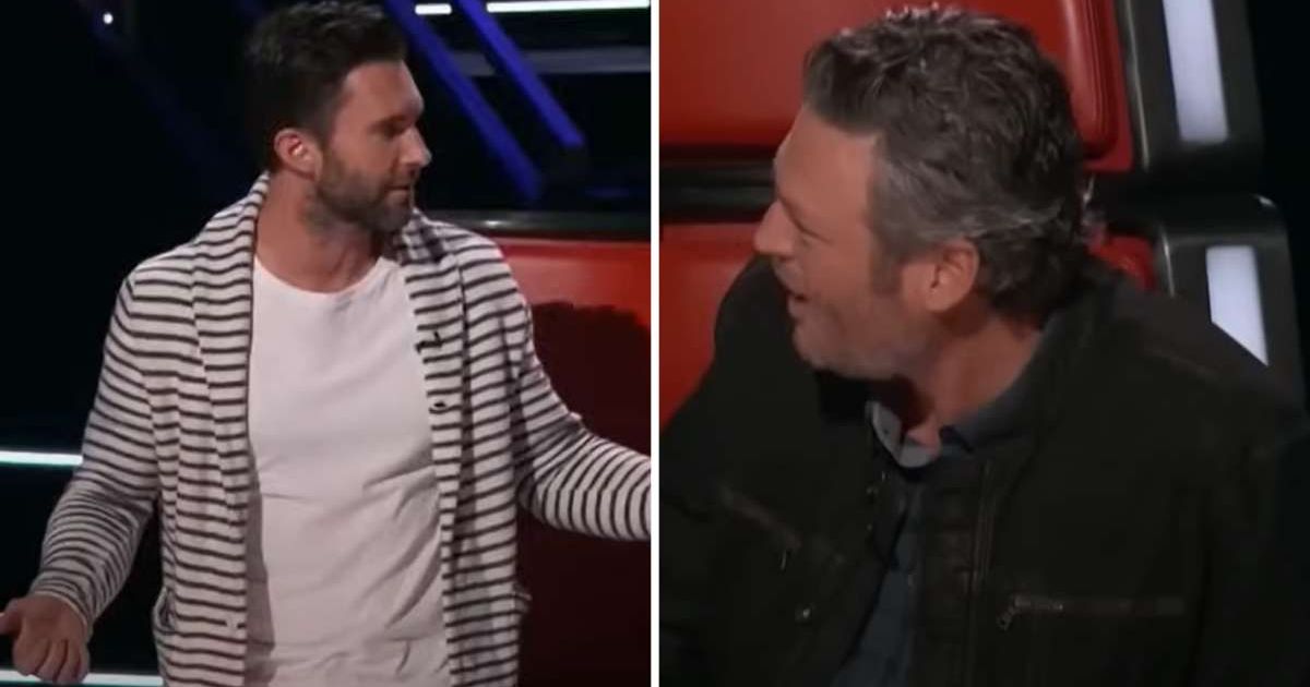 When Blake Shelton saw Adam Levine’s ‘The Voice’ outfit and said what we were all thinking (out loud)