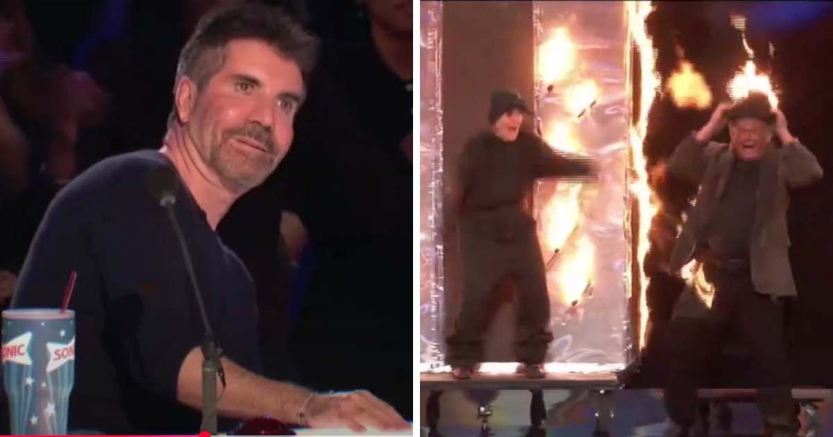 'AGT' judge Simon Cowell loved this mother-son fire act but fans had the same thing to say