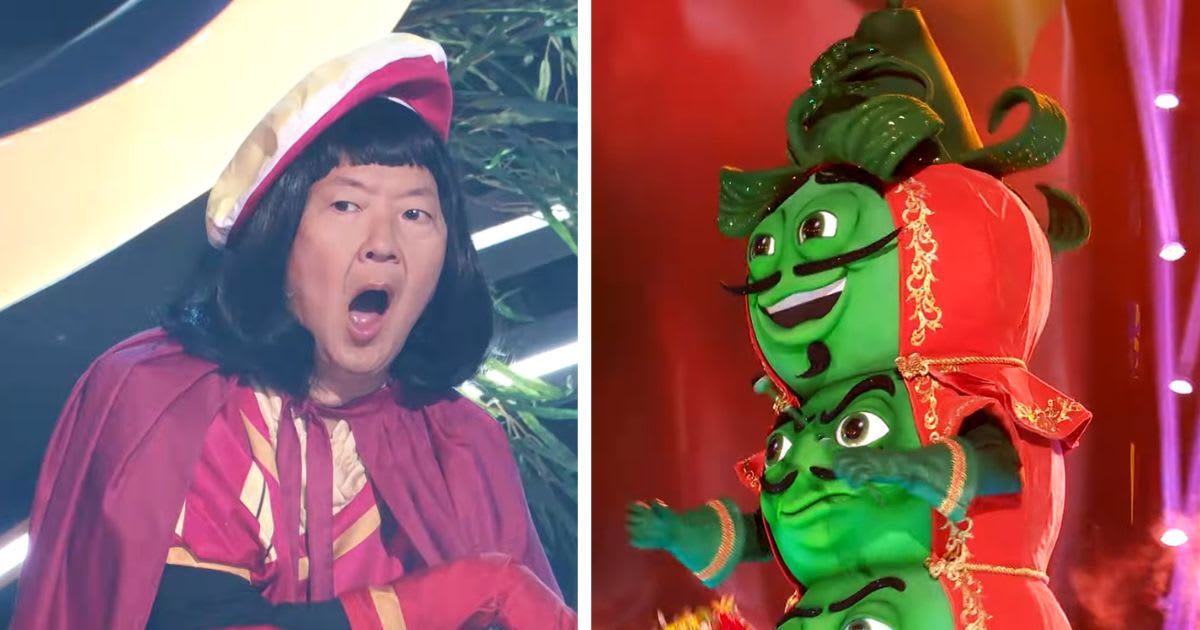 The Golden Globe clue was a trick — Fuzzy Peas’ unmasking may be the wildest ‘Masked Singer’ moment yet