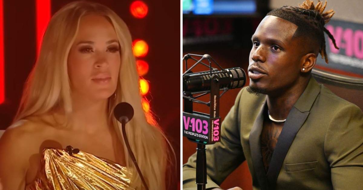 Screenshot of Carrie Underwood from 'American Idol' Season 23; Singer Jamal Roberts visits 'The Big Tigger Morning Show with Jazzy McBee' on May 28, 2025 (Cover Image Source: YouTube | American Idol; Getty Images | Photo by Paras Griffin)