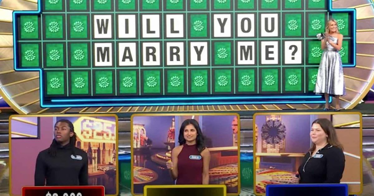Fans swoon as former ‘Wheel of Fortune’ contestant gets engaged during the 50th anniversary episode