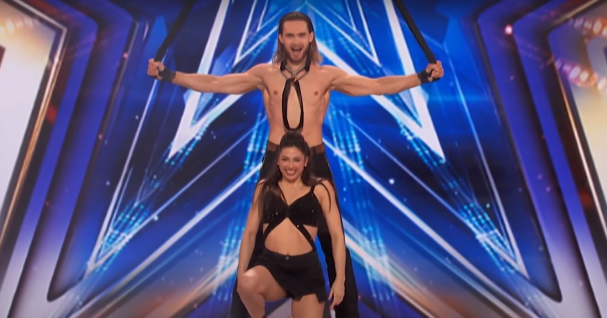 After a big rejection, this couple returns to ‘AGT’ with midair spins and fireworks — all on roller skates