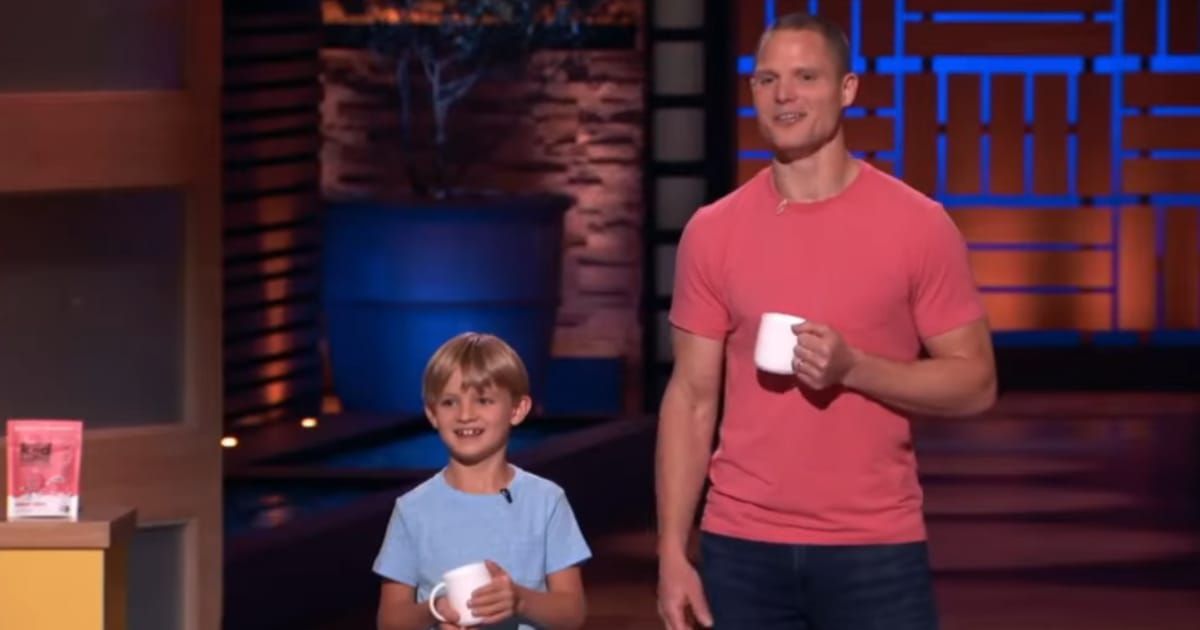 8-year-old wins over 'Shark Tank' panel with kid-friendly coffee — walks away with a life-changing deal