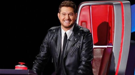 The real reason why Michael Bublé uses a massive lunch bib backstage on 'The Voice' is oddly relatable