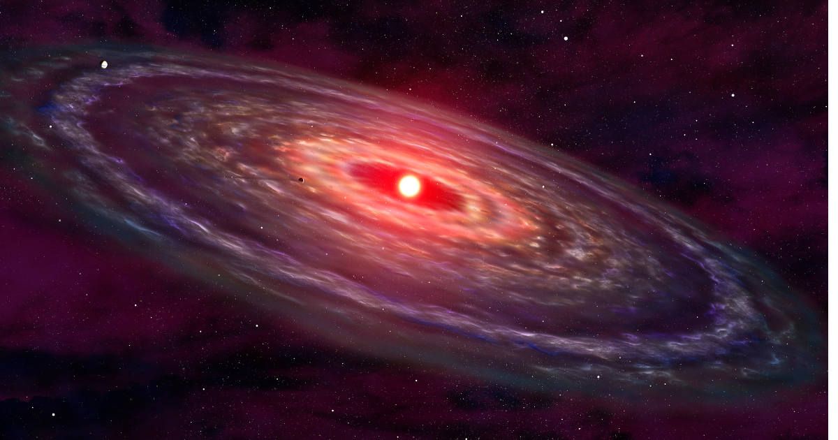 Artist's concept of a protoplanetary disk. A system is forming. - stock illustration (Representative Cover Image Source: Getty Images| Photo by  Stocktrek Images)