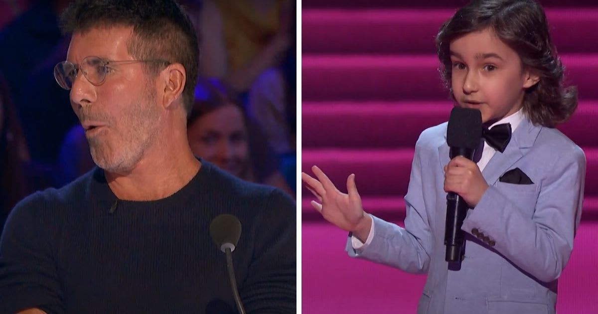 Simon Cowell gets roasted by 7-year-old comedian on ‘AGT’ — and the crowd absolutely loses it