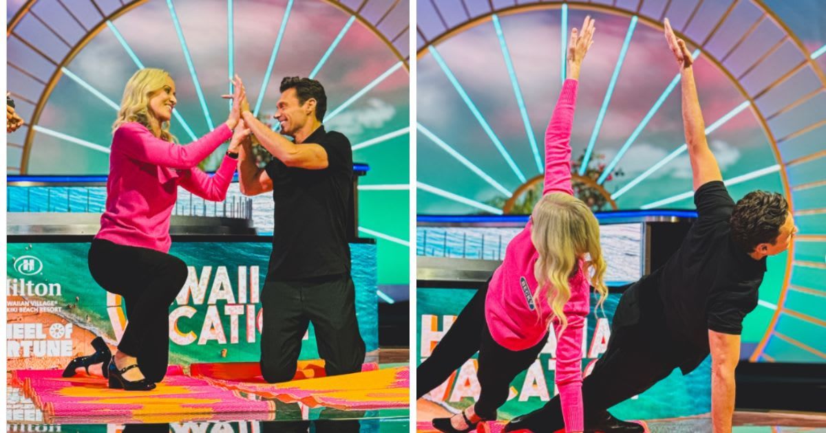 Ryan Seacrest tried to host ‘Wheel of Fortune’ — but this military mom made him do planks instead