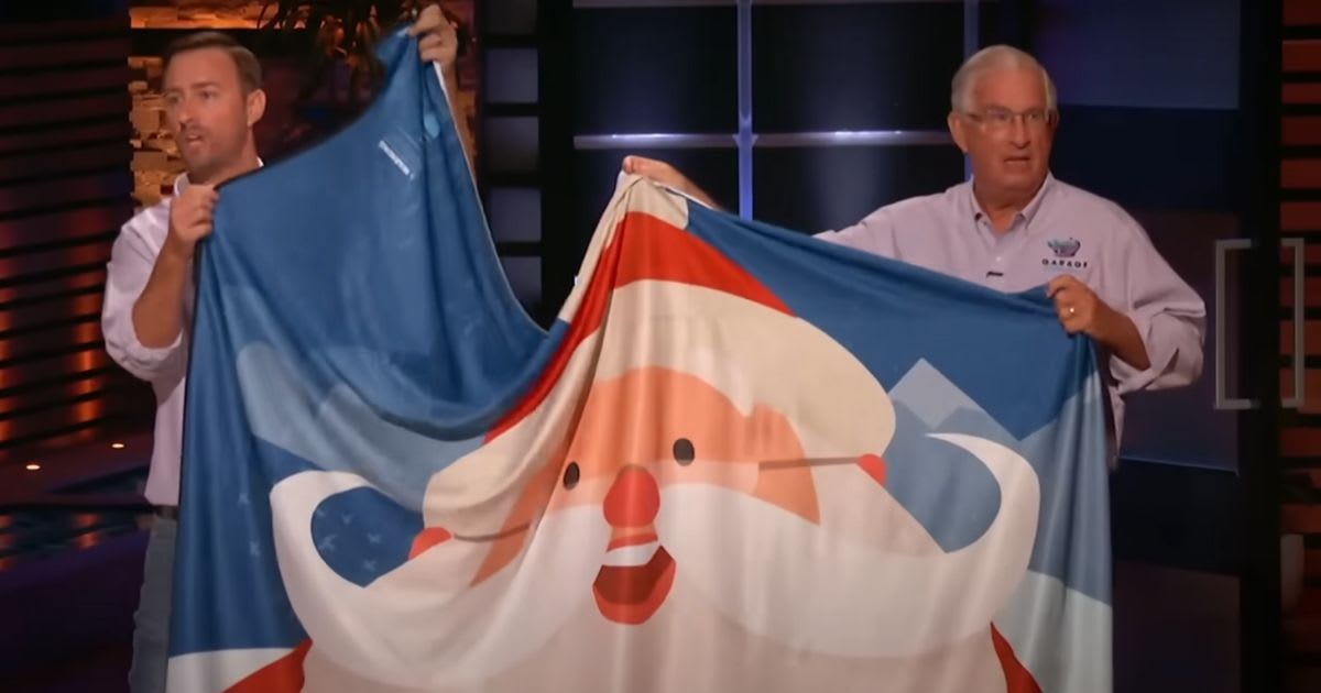 ‘Shark Tank’ judges passed on risking this dad-son duo’s festive garage decor — but one Shark saw potential