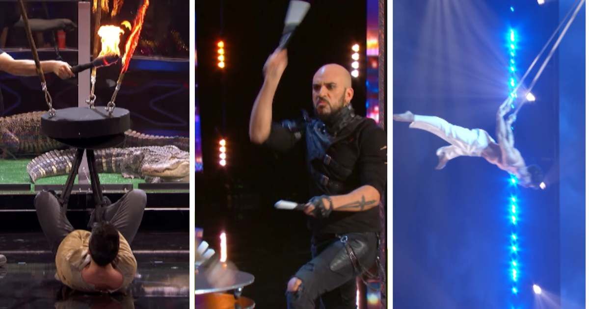 From flaming arrows to live alligators — these 5 dangerous ‘AGT’ acts had judges holding their breath