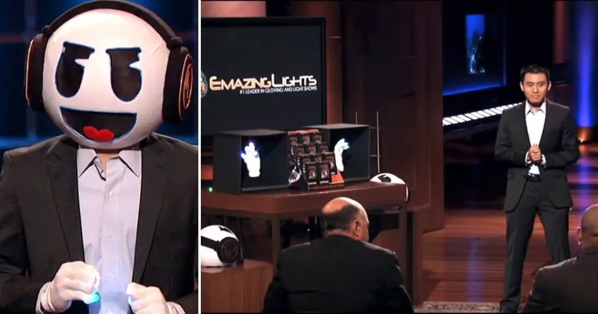 Studio lights went dark before his pitch— but this ‘Shark Tank’ founder’s glowing gloves got a $650K deal