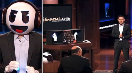 Studio lights went dark before his pitch— but this ‘Shark Tank’ founder’s glowing gloves got a $650K deal
