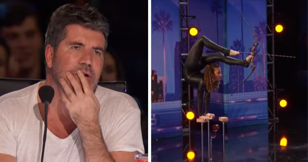 14-year-old contortionist made Simon Cowell duck on 'AGT' — but her upside-down bullseye stole the show