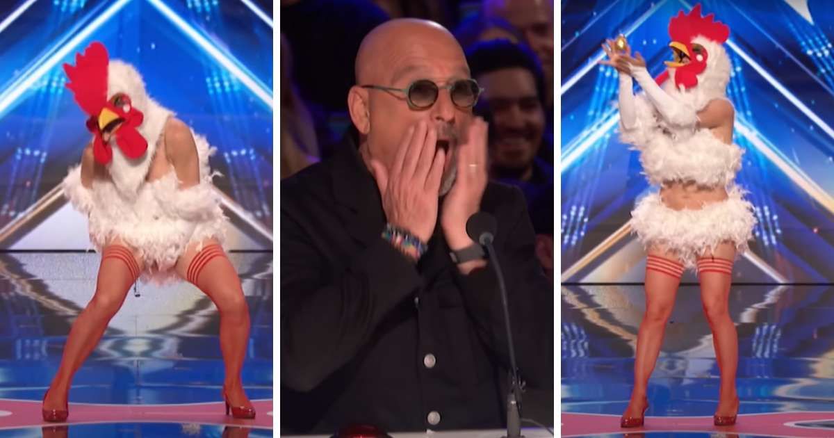 ‘AGT’ contestant shows up in chicken outfit, lays eggs after wild hula hooping — and still gets three yeses