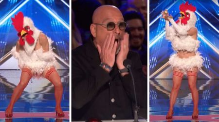 ‘AGT’ contestant shows up in chicken outfit, lays eggs after wild hula hooping — and still gets three yeses
