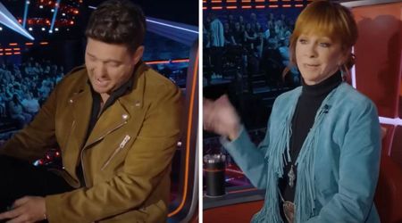 Michael Bublé teases Reba McEntire as he shows off socks inspired by ‘The Voice’ judge in season 28 preview