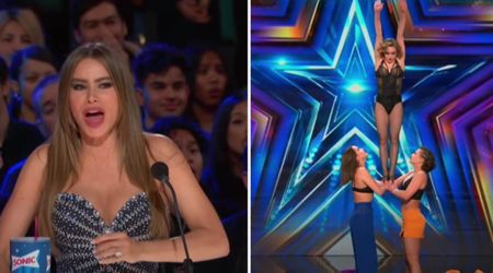 Sofia Vergara watches in horror as acrobats fall twice on ‘AGT’ — but their bravery wins over the judges