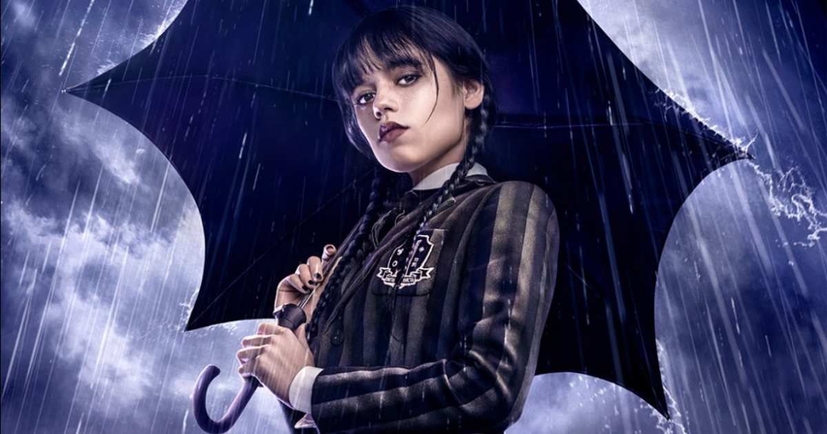 Jenna Ortega as Wednesday Addams in 'Wednesday' Season 1 official poster (Cover Image Source: Netflix | Wednesday)