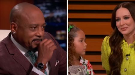 Daymond John tries not to cry as wife and daughter surprise him on ‘Shark Tank’ with a heartfelt song