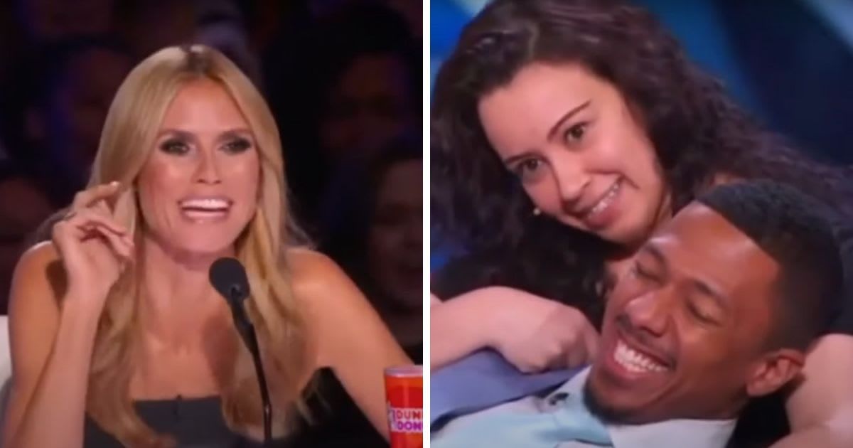 Nick Cannon gets hilariously awkward as professional cuddler takes over ‘America’s Got Talent’ stage