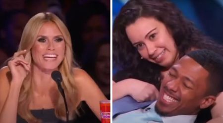 Nick Cannon gets hilariously awkward as professional cuddler takes over ‘America’s Got Talent’ stage