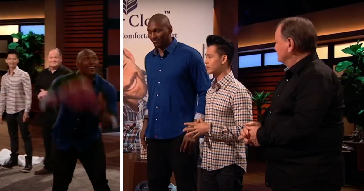 NBA star walks into ‘Shark Tank’ mid-pitch — and helps founder score $250K deal for his unique shirt brand