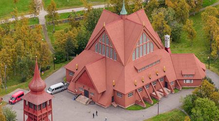 Entire Swedish Town, Including Historic Kiruna Church, Gets Uprooted and Moved to New Place for this Reason