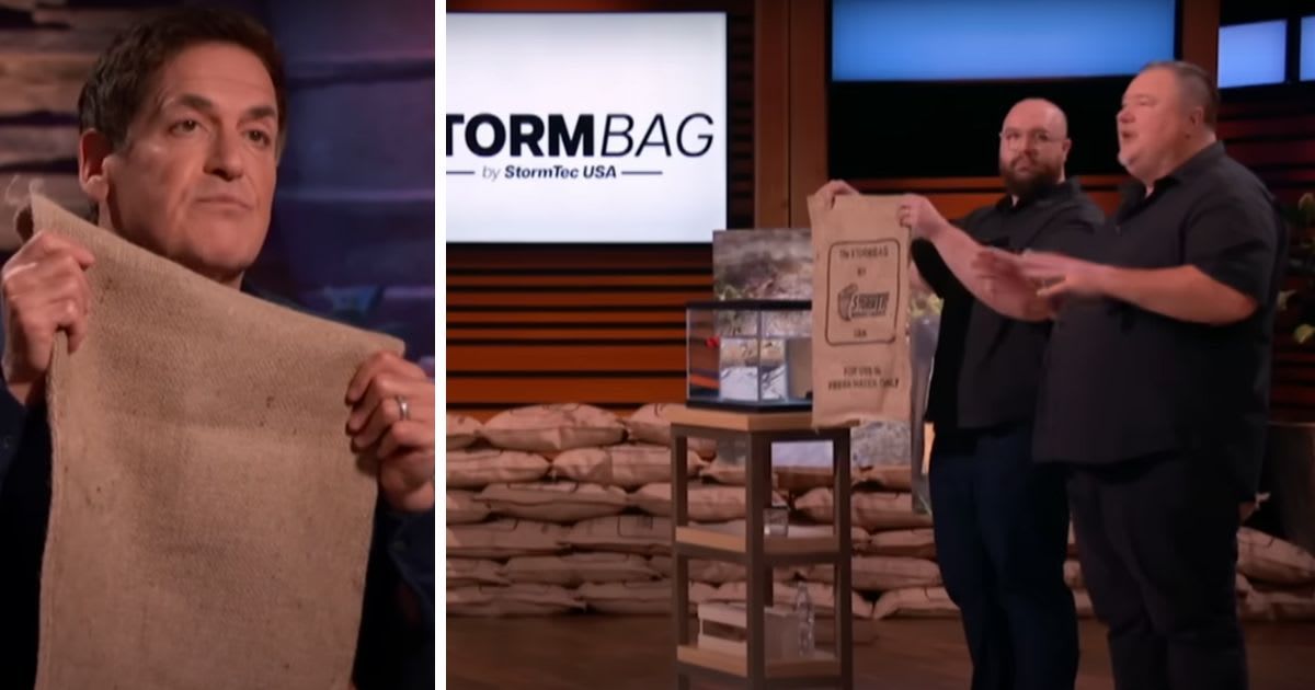 Father-son duo who lost everything in a wildfire win over ‘Shark Tank’ judges with genius flood solution