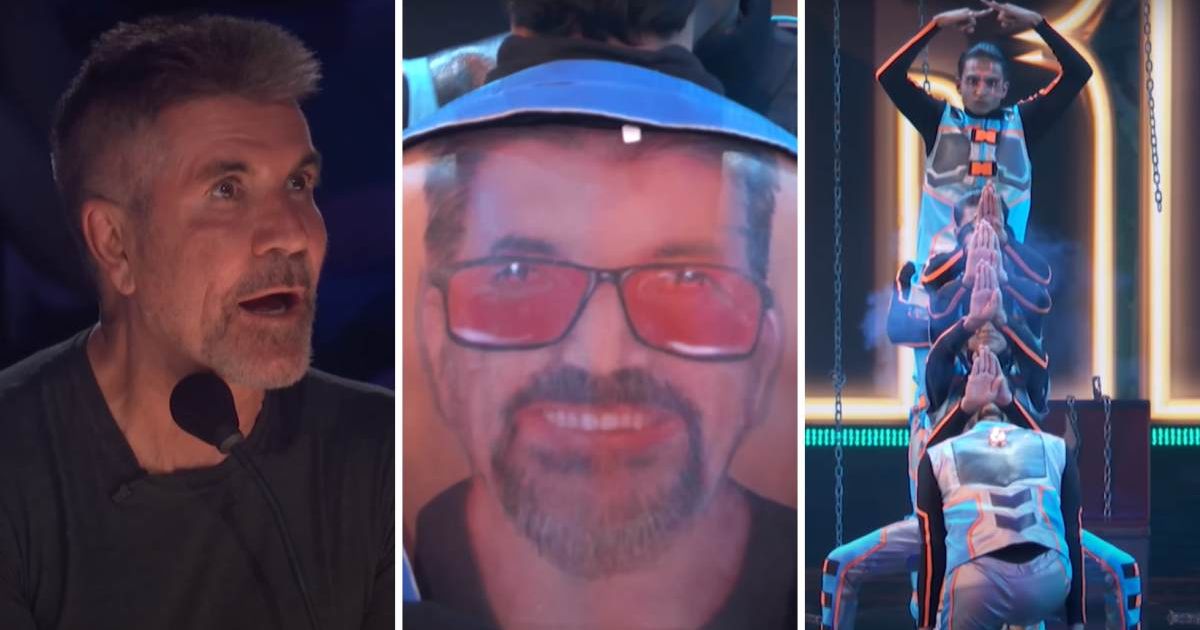Indian dance crew flips, twists — then reveals huge tattoo of Simon Cowell’s face during wild ‘AGT’ routine