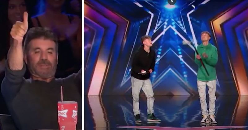 Twin hockey players wow 'AGT' with a high-energy routine blending slick puck tricks and dance beat