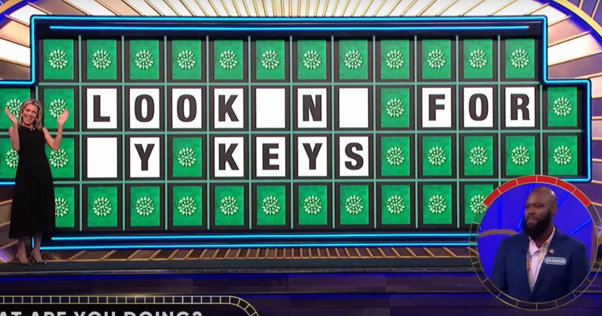Marine vet picks weirdest letters in 'Wheel of Fortune' bonus round — but somehow nails it in 2 seconds