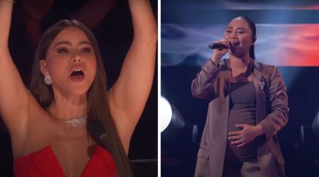 Ready to be mom, 8-month pregnant singer delivers emotional ‘AGT’ performance that earns standing ovation