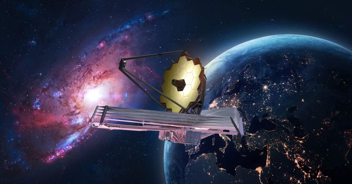 NASA's James Webb Space Telescope in outer space. (Representative Cover Image Source: Getty Images | Photo by dima_zel)