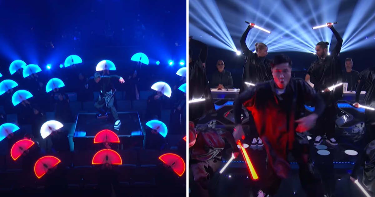 These 42 dancers combined acrobatics and emotion in stunning routine that earned Golden Buzzer on ‘AGT’