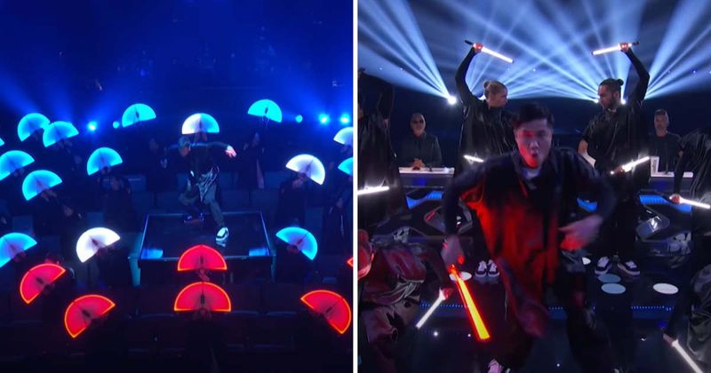 These 42 dancers combined acrobatics and emotion in stunning routine that earned Golden Buzzer on ‘AGT’