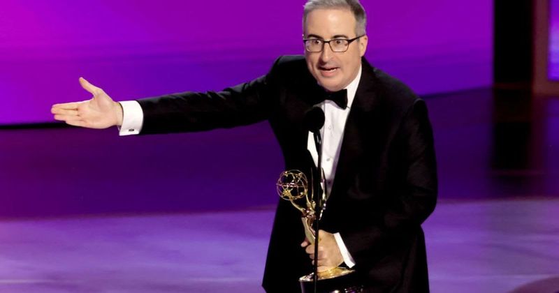 Emmys 2025 bleep John Oliver as he goes off-script and drops F-bombs in wild speech: ‘That is a lot of...’