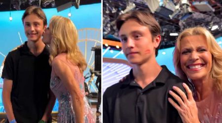 Vanna White recreates sweet moment with a 15-year-old on ‘Wheel of Fortune’ 36 years after kissing his father
