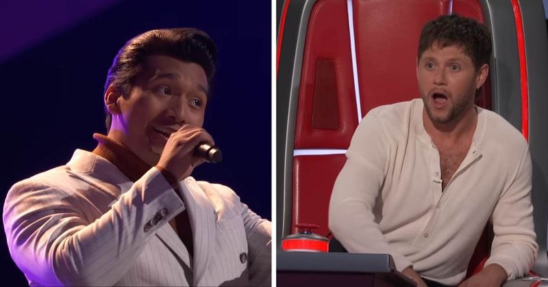 19-year-old channels old-school charm with Elvis-like vocals on ‘The Voice’, and the coaches can’t believe it