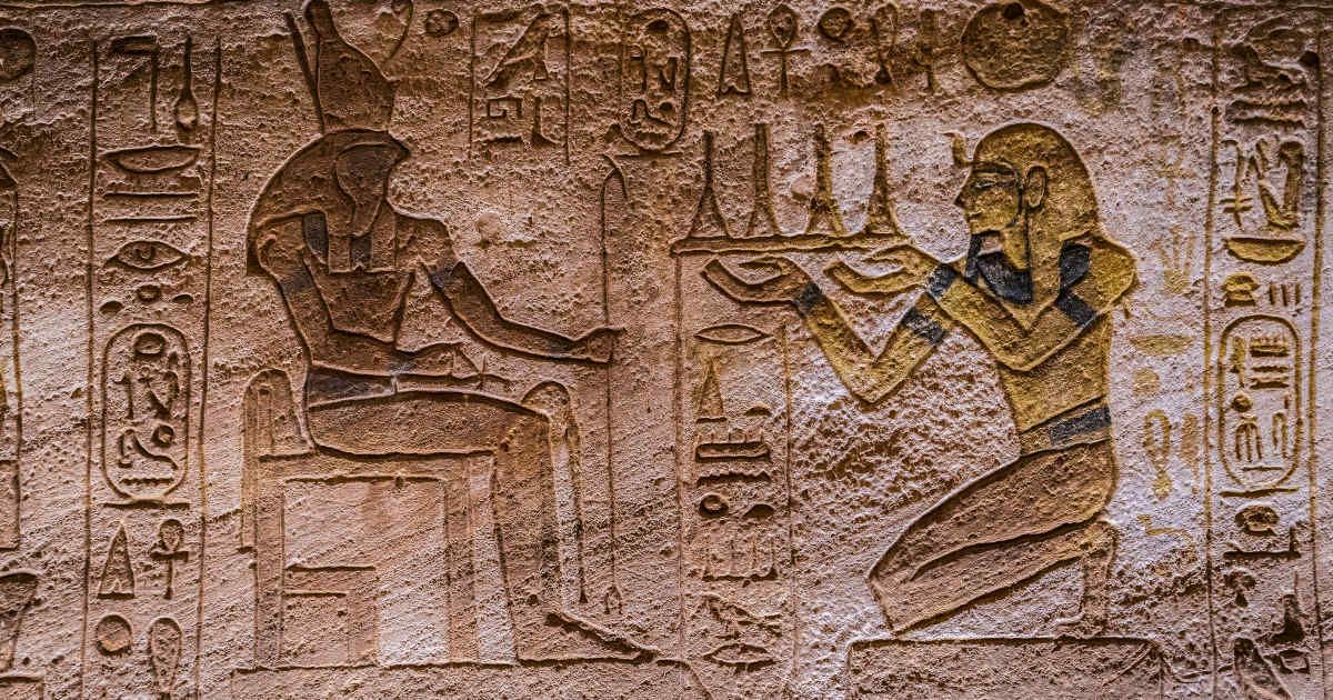 Relief carvings, Great temple of Ramses II (Representative Cover Image Source: Getty Images | Photo by Roberto Moiola / Sysaworld)