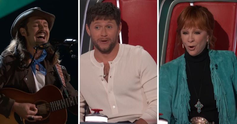 Cajun singer’s soulful harmonica and voice earn rare 4-chair turn, leaving ‘Voice’ coaches fighting over him