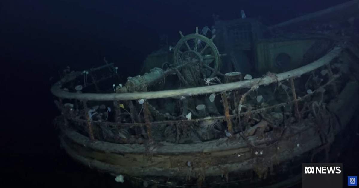 Shipwreck of Endurance. (Cover Image Source: YouTube | ABC News (Australia))