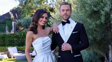 Awkward moment on ‘DWTS’ as Derek Hough may have accidentally revealed gender of first baby with Hayley Erbert