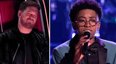 Michael Bublé makes ‘The Voice’ history with the first-ever mic drop for 14-year-old singer