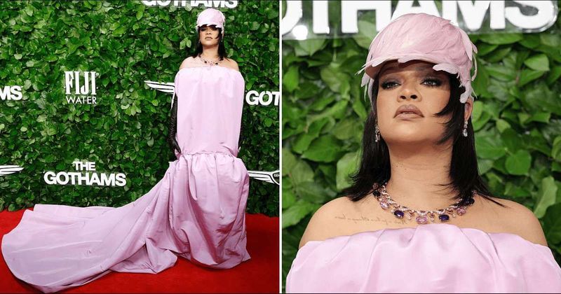 Rihanna makes a rare fashion misstep in pink gown at Gotham Film Awards