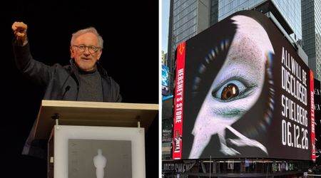 Steven Spielberg's hush-hush UFO movie gets Times Square debut with mysterious new poster
