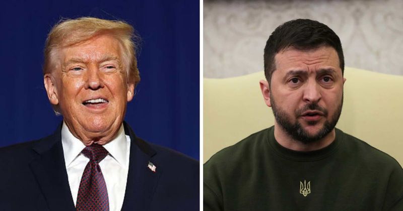 Trump asserts Zelensky has nothing on Russia ‘until I approve it’ prior to Mar-a-Lago meeting